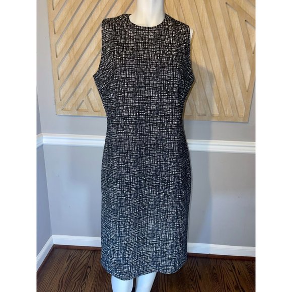 J McLaughlin Catalina Cloth Neoprene BARRY Sheath Dress - Size Large - Picture 5 of 8